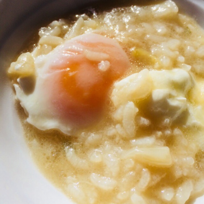 ポン酢の卵雑炊